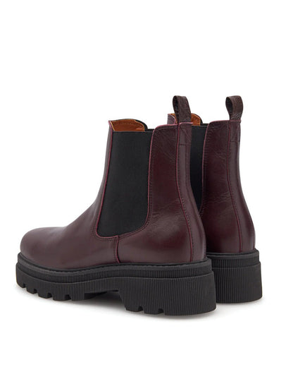 Sanna Cherry Boot-Woden-Lewis Yates