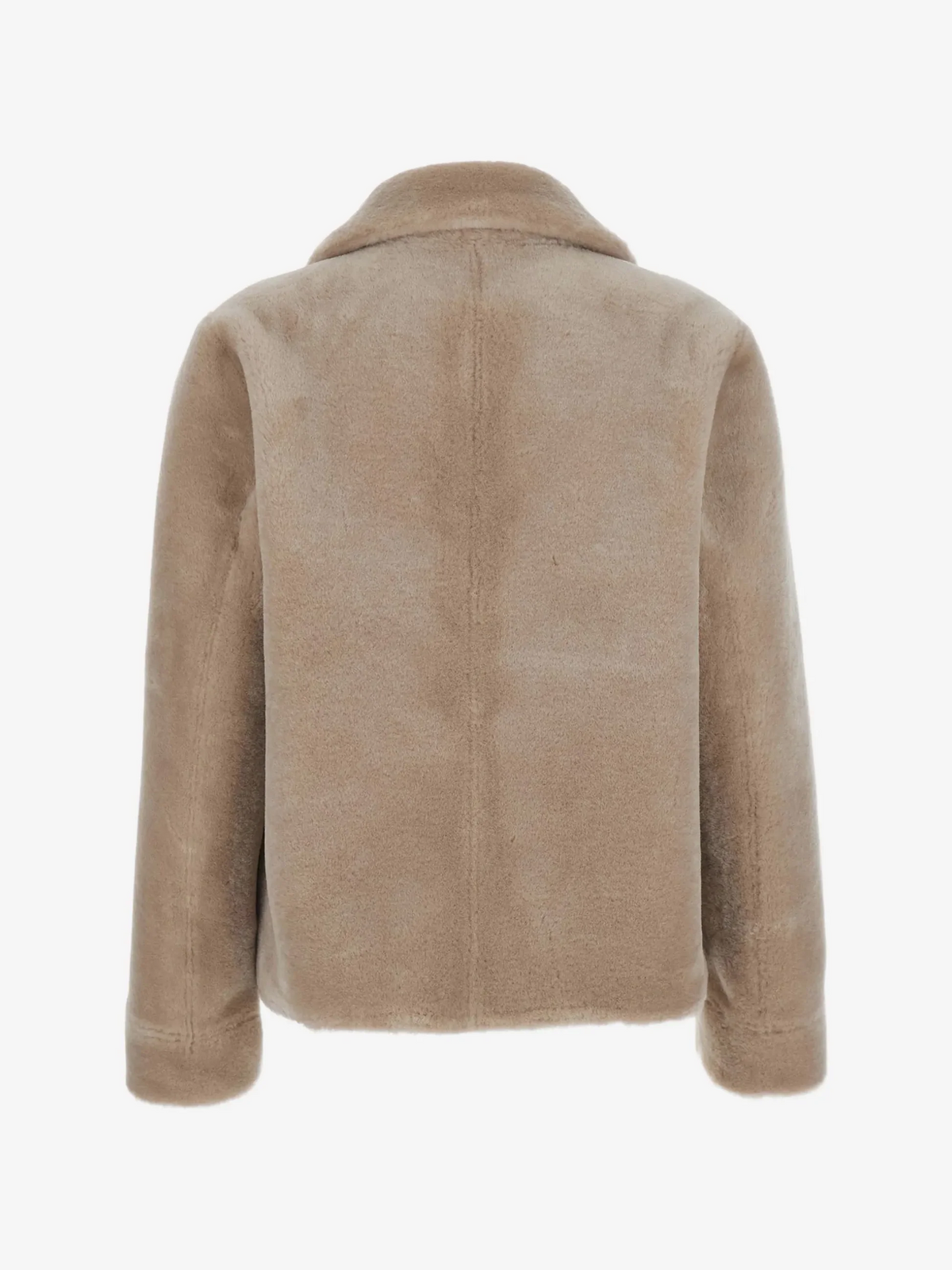 Short Faux Jacket - Taupe-Urban Code-Lewis Yates