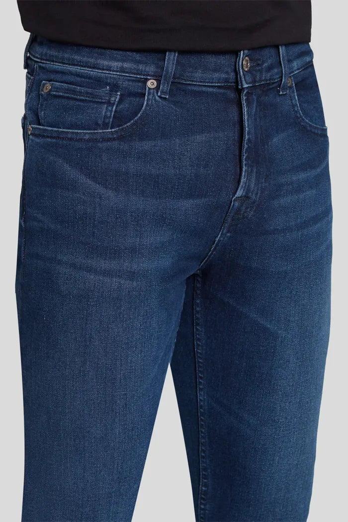 Slimmy Tapered Stretch Tek Rebus Jean-7 For All Mankind-Lewis Yates