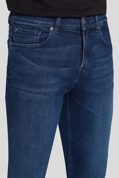 Slimmy Tapered Stretch Tek Rebus Jean-7 For All Mankind-Lewis Yates