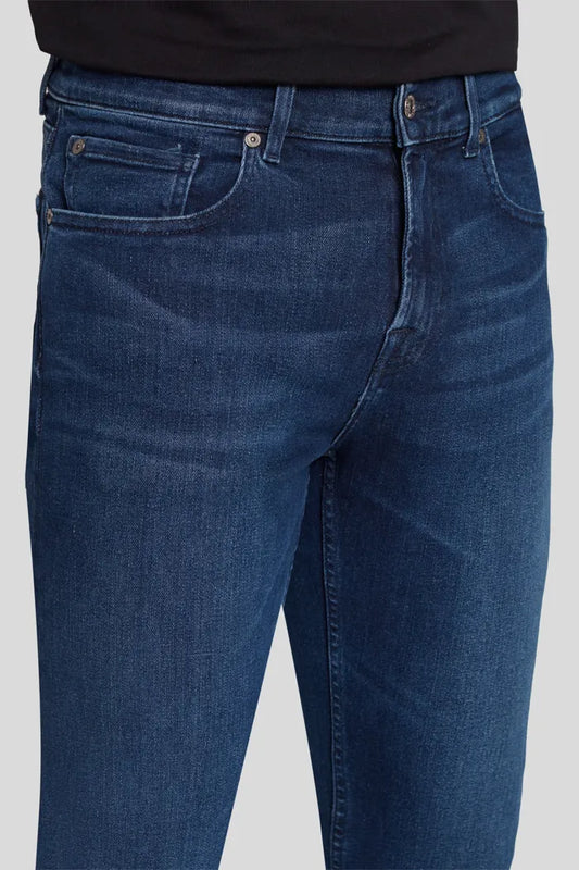 Slimmy Tapered Stretch Tek Rebus Jean-7 For All Mankind-Lewis Yates