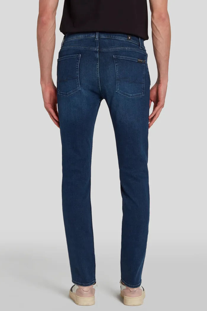 Slimmy Tapered Stretch Tek Rebus Jean-7 For All Mankind-Lewis Yates