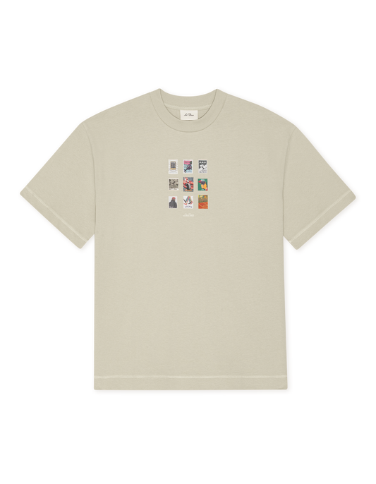 Stamp T-Shirt Light Sand-Les Deux-Lewis Yates