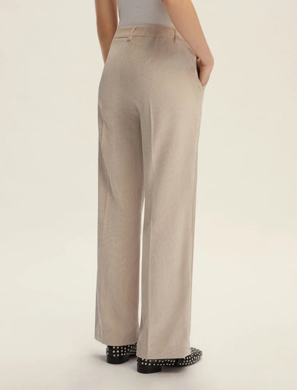 Straight Fit Corduroy Trouser-EMME Marella-Lewis Yates