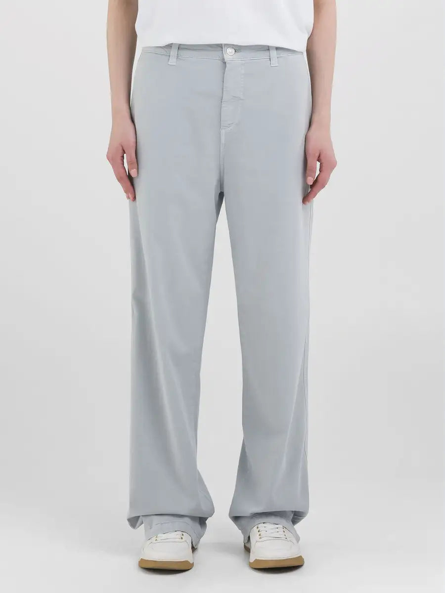 Straight Fit Twill Trouser-Replay-Lewis Yates