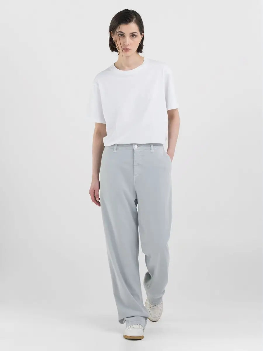 Straight Fit Twill Trouser-Replay-Lewis Yates