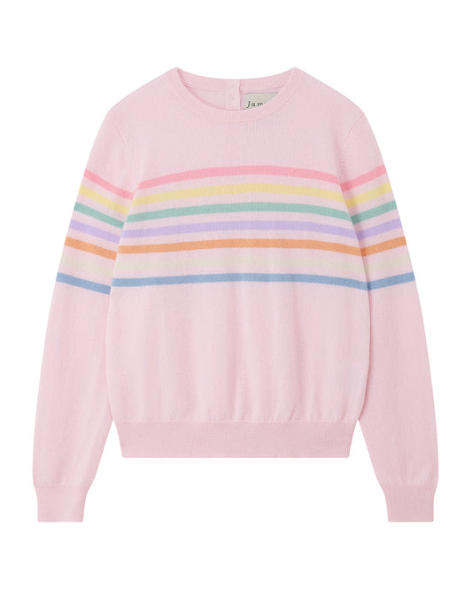 Stripe Block Crew Jumper-Jumper 1234-Lewis Yates
