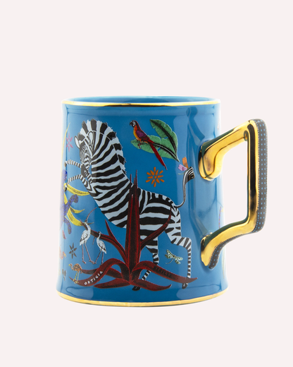 Tazza Ceramic Blue Mug-Ortigia-Lewis Yates