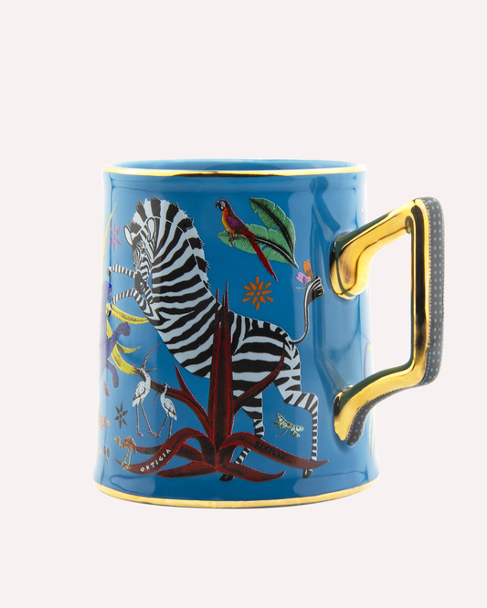 Tazza Ceramic Blue Mug-Ortigia-Lewis Yates