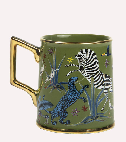 Tazza Ceramic Green Mug-Ortigia-Lewis Yates