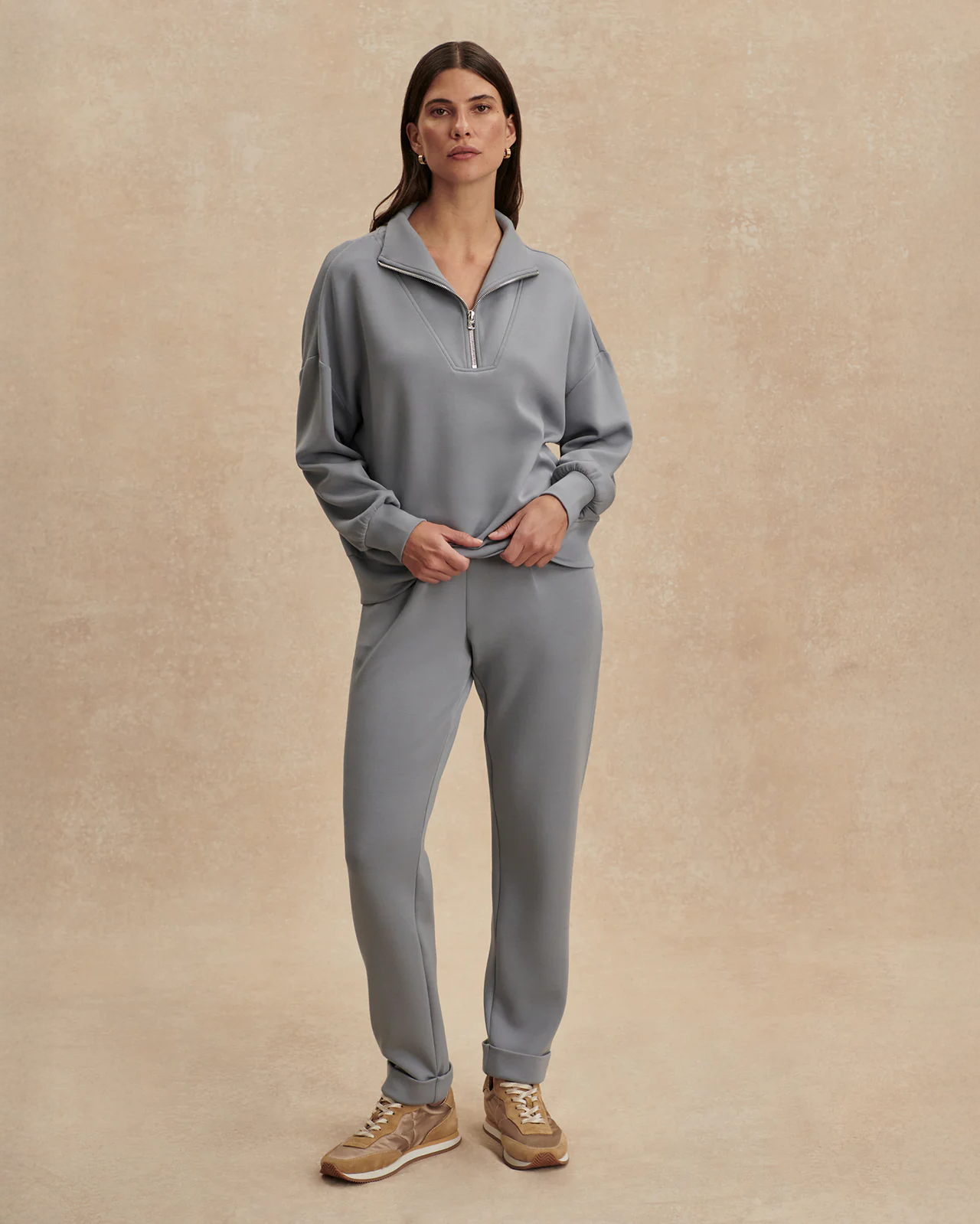 The Rolled Cuff Pant 28.5" - Wind Blue