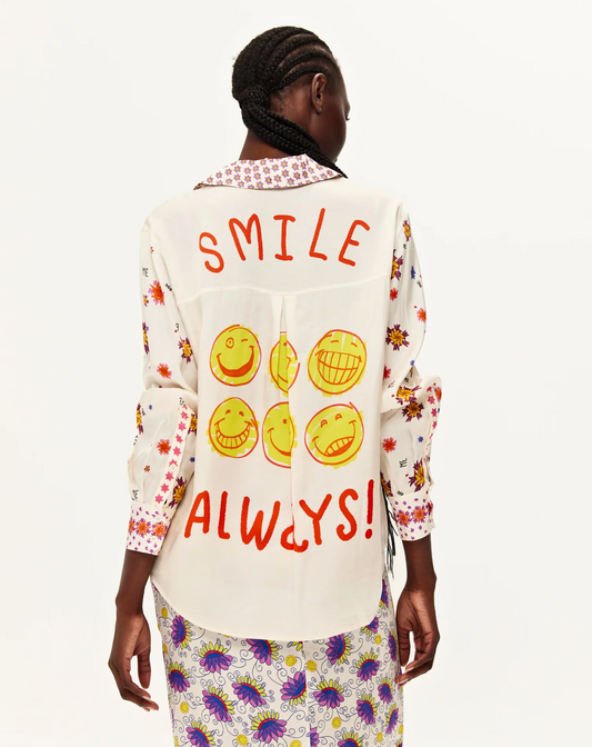Tori Markers Printed Shirt-Me369-Lewis Yates