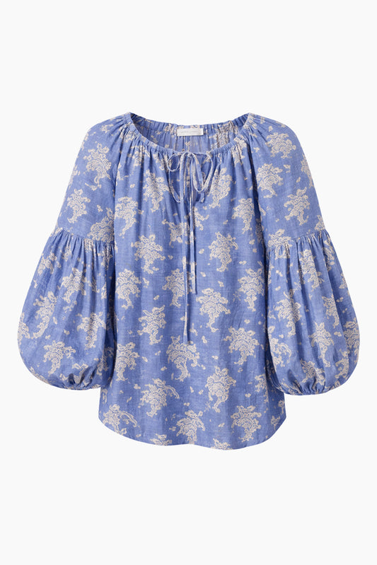 Trudie Blouse - Blue-Traffic People-Lewis Yates