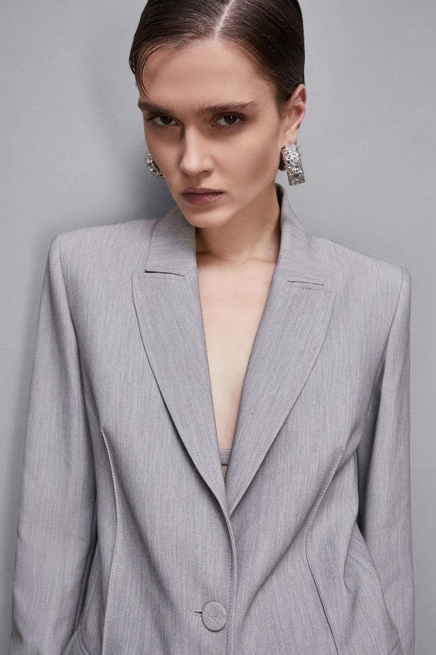 Two Button Suit Jacket-Patrizia Pepe-Lewis Yates
