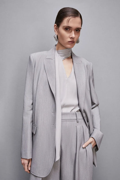 Two Button Suit Jacket-Patrizia Pepe-Lewis Yates