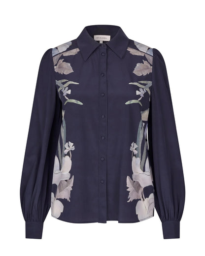 Umas Shirt with Details in Reverie Midnight