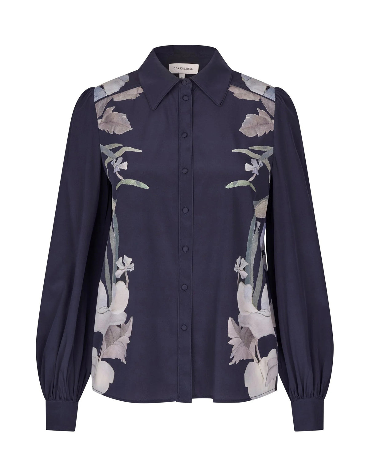 Umas Shirt with Details in Reverie Midnight-Dea Kudibal-Lewis Yates