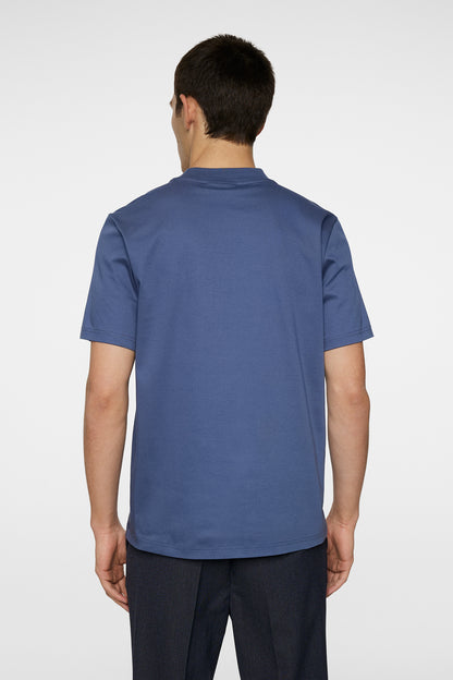Ace Mock Neck T-Shirt Vintage Indigo