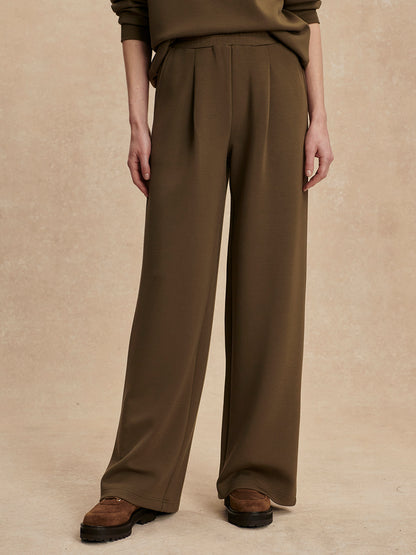 The Extra Wide Leg Pant 29.5 - Military Olive