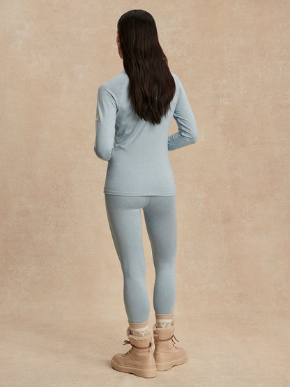 Always Warm Legging - Glacier Blue