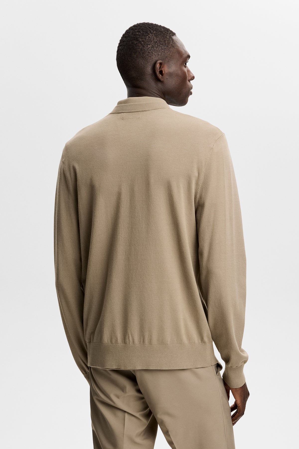 Henry Knitted Sweater Brindle