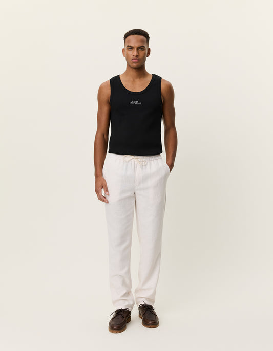 Patrick Linen Pants - Off White