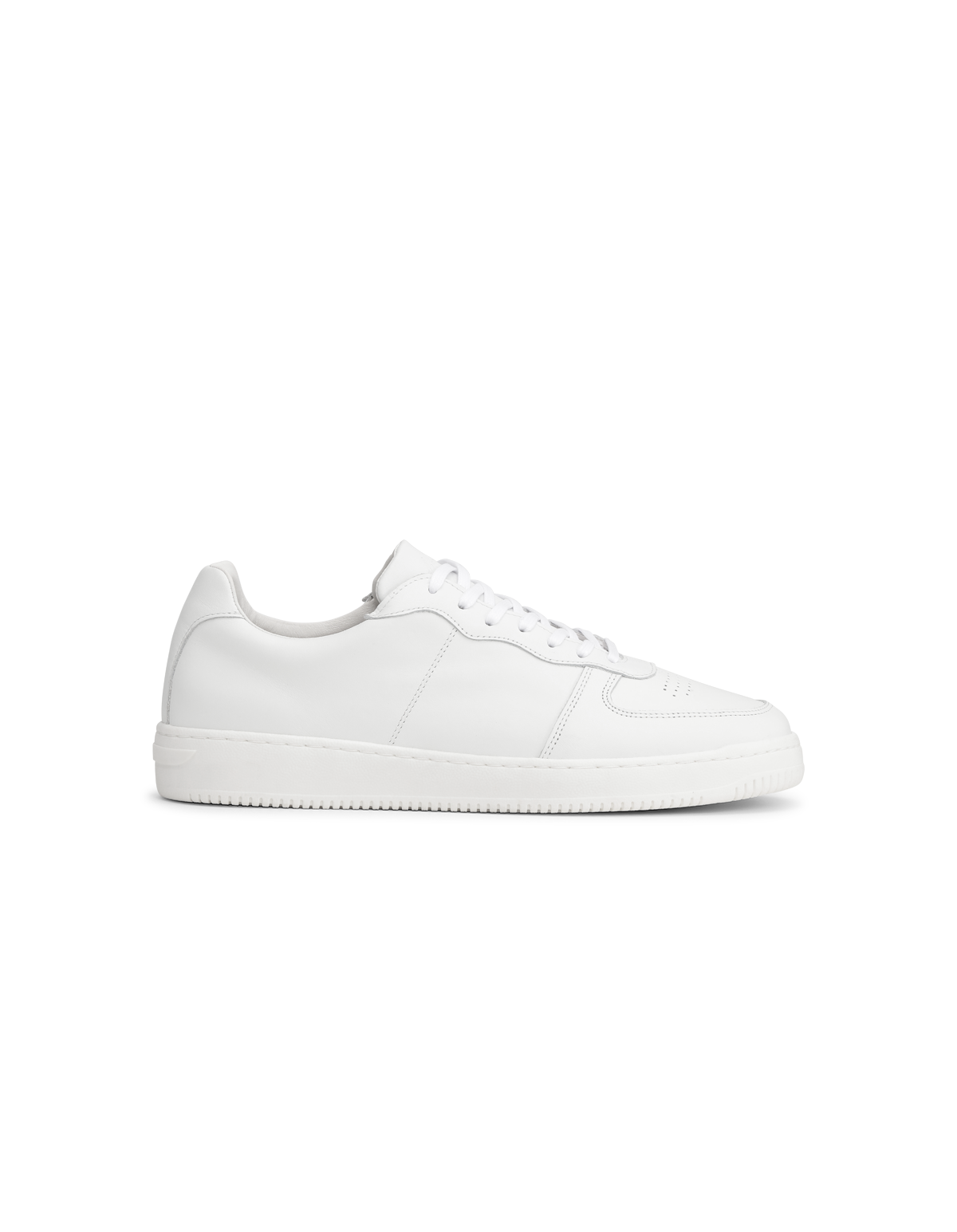 Sporty Sneaker White Leather