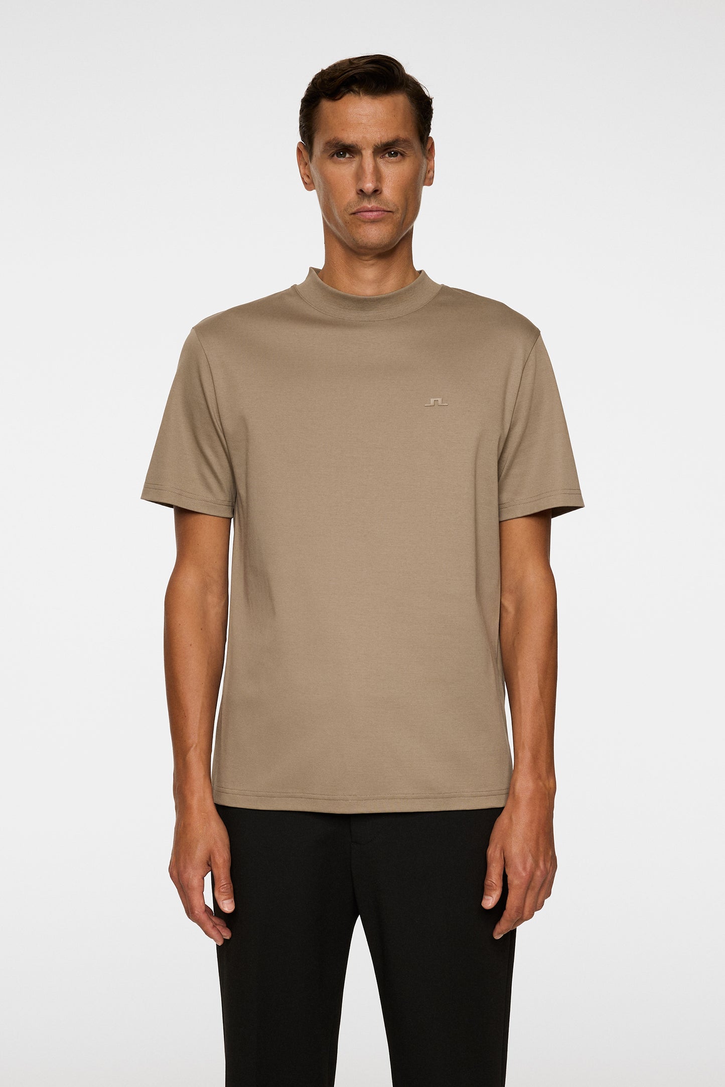 Ace Brindle Mock Neck T-Shirt