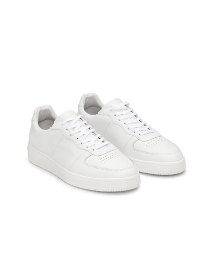 Sporty Sneaker White Leather