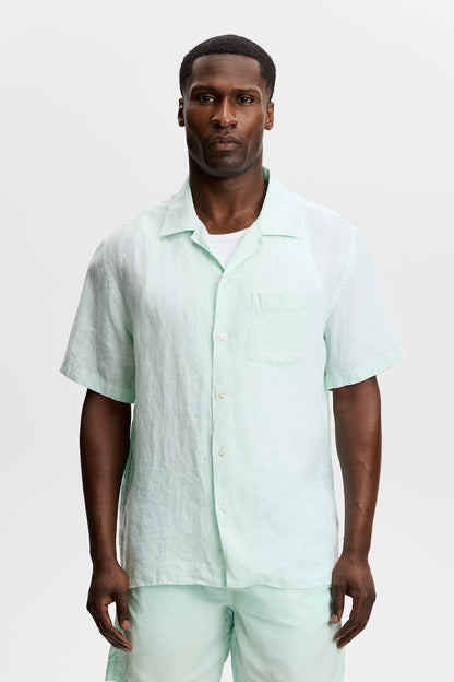 Elio Linen Shirt - Bay