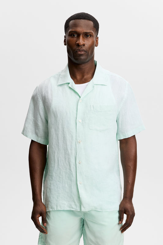Elio Linen Shirt - Bay
