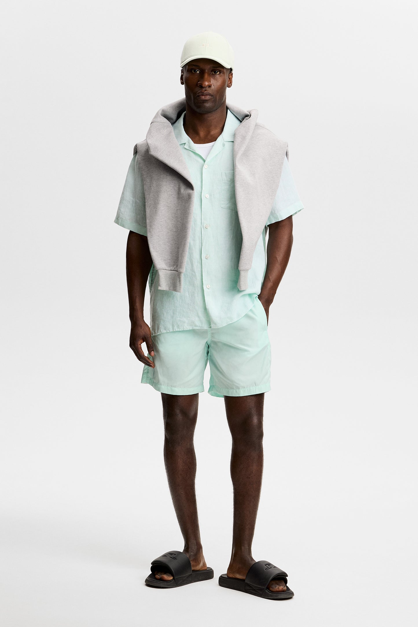 Elio Linen Shirt - Bay
