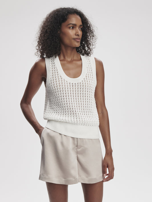Ferns Open Knit Tank