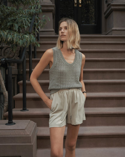 Ferns Open Knit Tank