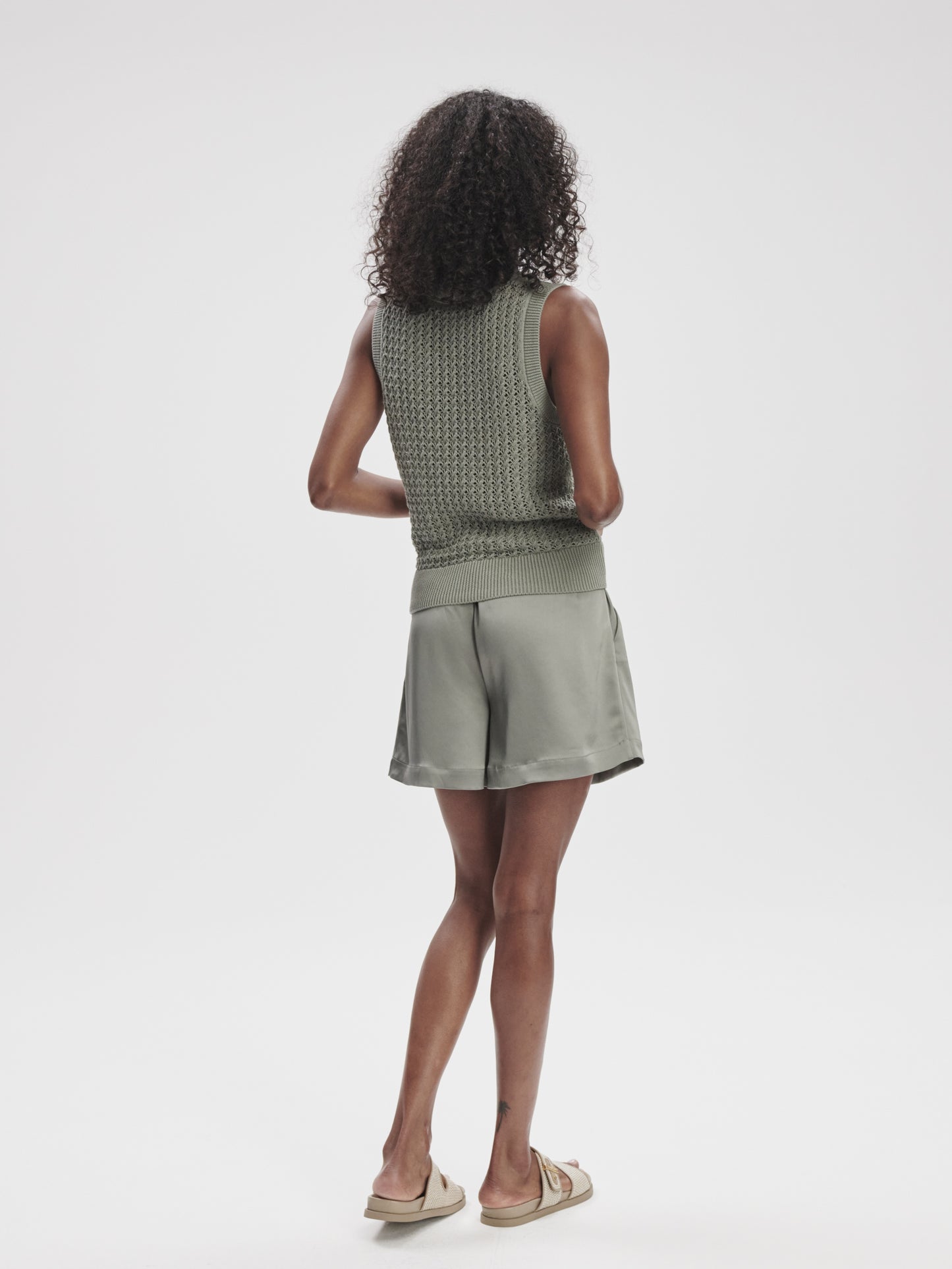 Ferns Open Knit Tank