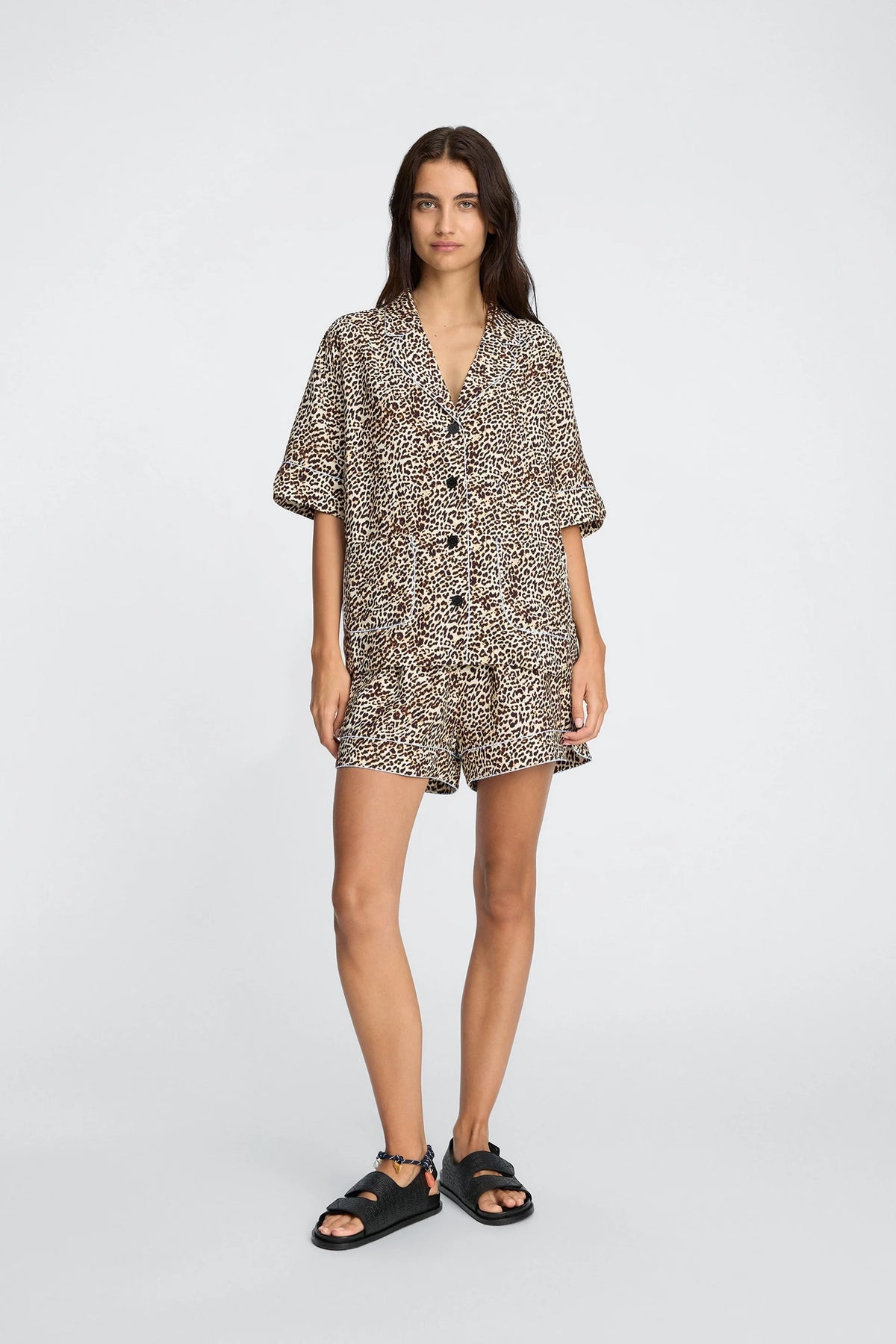 Ushi Animal Print Shirt-Munthe-Lewis Yates