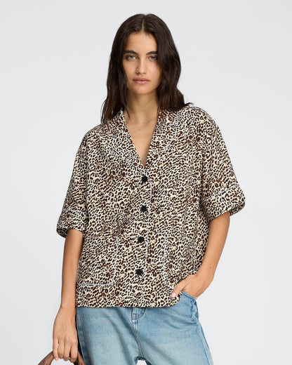 Ushi Animal Print Shirt-Munthe-Lewis Yates