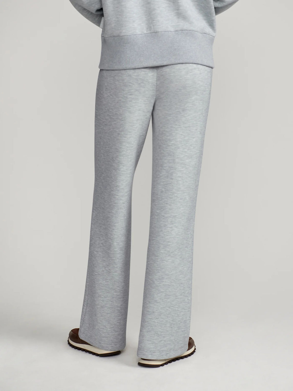 The Wide Leg Pant 30" - Blue Green Marl