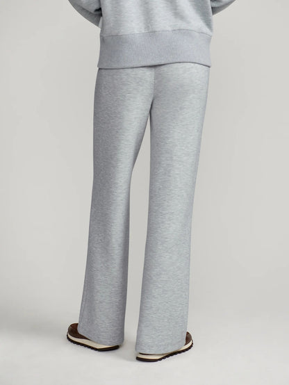 The Wide Leg Pant 30" - Blue Green Marl