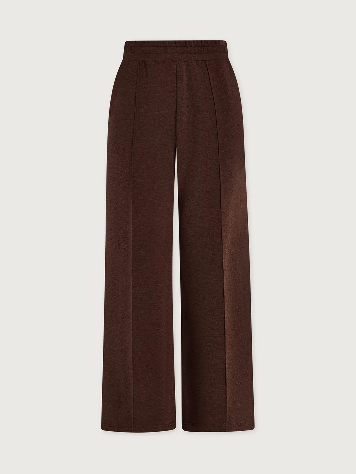 The Wide Leg Pant 30" - Coffee Bean Marl