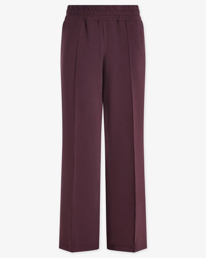 The Wide Leg Pant 30" - Deep Mahogany