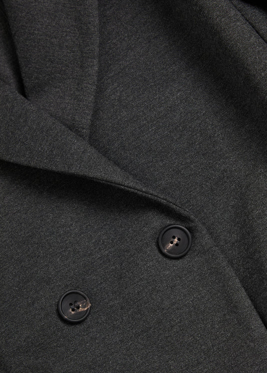 Virgus double-breasted jersey blazer-MM Max Mara-Lewis Yates