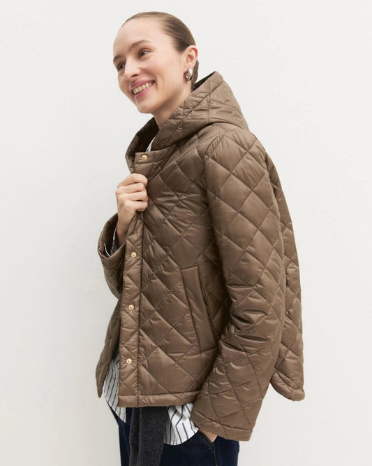 Water Repellent Quilted Jacket-EMME Marella-Lewis Yates
