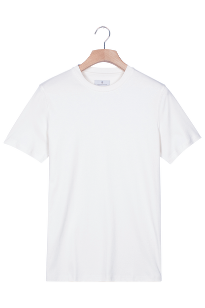 White Liquid Crew Tee-Thomas Maine-Lewis Yates