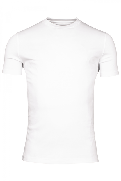 White Liquid Crew Tee-Thomas Maine-Lewis Yates