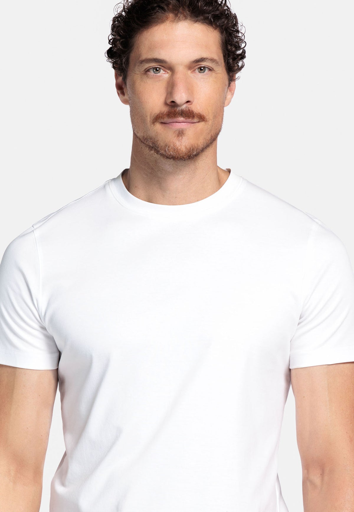 White Liquid Crew Tee-Thomas Maine-Lewis Yates