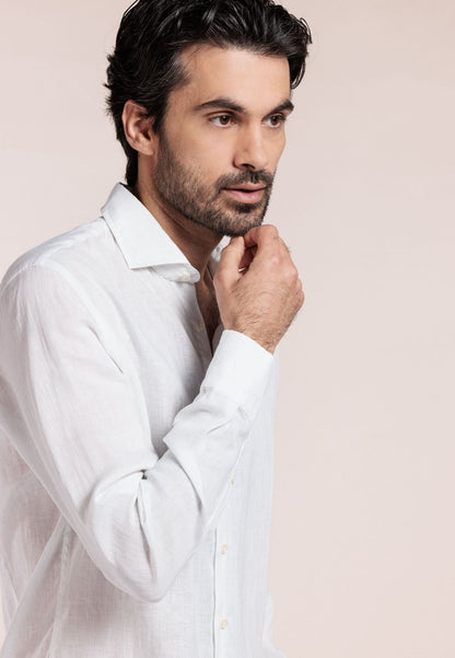 White Linen Shirt