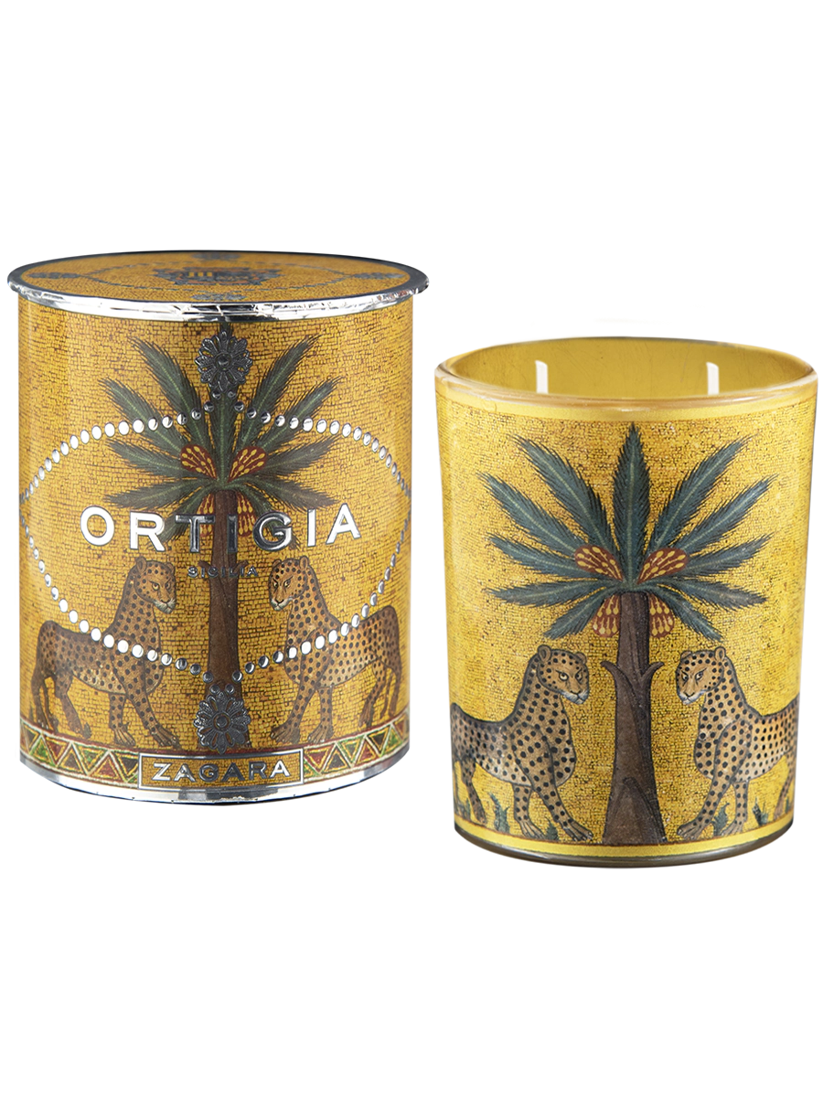 Zagara Decorated Candle Medium-Ortigia-Lewis Yates