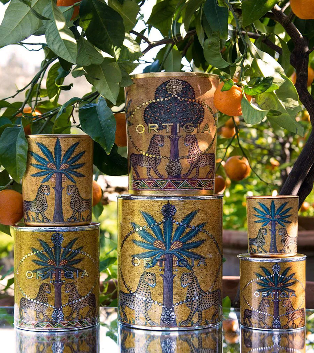 Zagara Decorated Candle-Ortigia-Lewis Yates