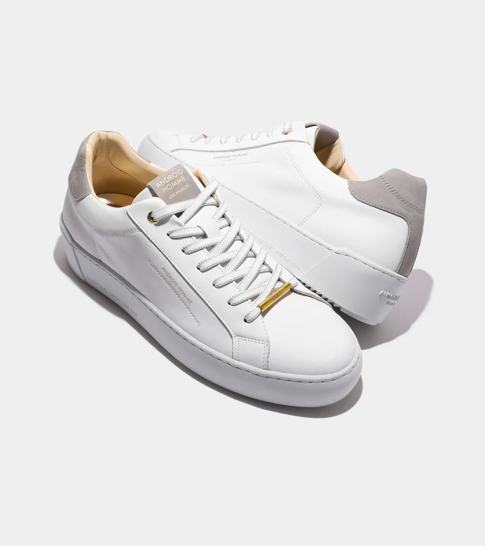 Zuma White Leather Sneaker-Android Homme-Lewis Yates